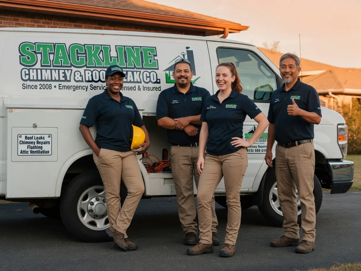 Chimney flashing repair company in Ames, OK